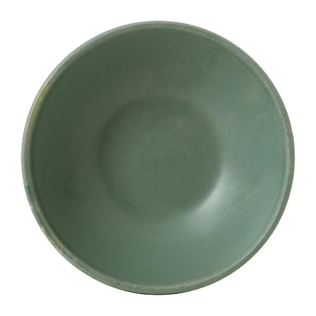 FJ712 Churchill Super Vitrified Nourish Andorra Green Shallow Bowl 7oz (Box 12) - JD Catering Equipment Solutions Ltd
