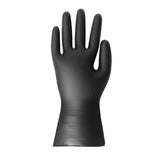 FJ748-M Hygiplas Vinyl Black Powder Free Glove M - pack 100 JD Catering Equipment Solutions Ltd