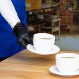 FJ748-M Hygiplas Vinyl Black Powder Free Glove M - pack 100 JD Catering Equipment Solutions Ltd