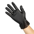 FJ748-S Hygiplas Vinyl Black Powder Free Glove S - pack 100 JD Catering Equipment Solutions Ltd