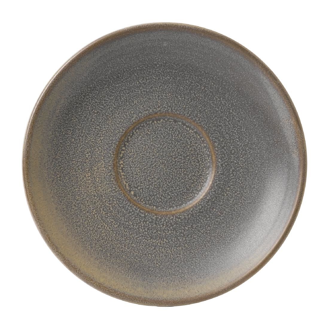 FJ762 Dudson Evo Granite Saucer 162mm (Pack of 6) JD Catering Equipment Solutions Ltd