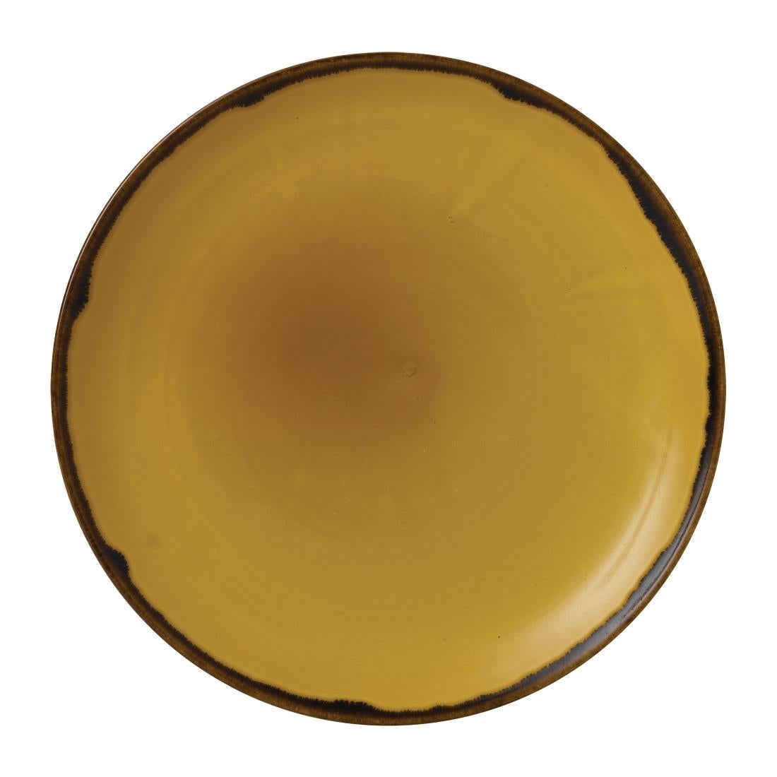 FJ771 Dudson Harvest Dudson Mustard Coupe Plate 260mm (Pack of 12) JD Catering Equipment Solutions Ltd