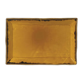 FJ781 Dudson Harvest Dudson Mustard Rectangular Tray 285mm (Pack of 6) - JD Catering Equipment Solutions Ltd