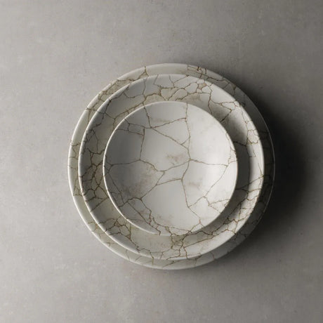 FJ804 Studio Prints Kintsugi Agate Grey Coupe Bowl 15oz (Box 12) - JD Catering Equipment Solutions Ltd