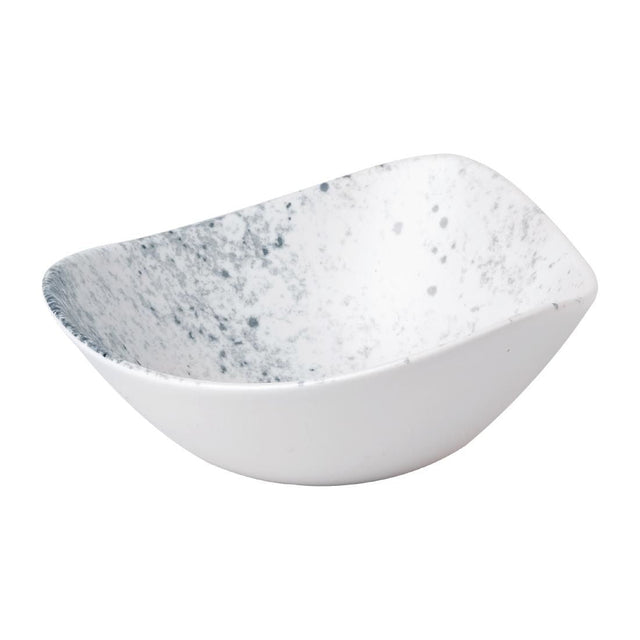 FJ814 Studio Prints Haze Blue Triangle Bowl 13oz (Box 12) JD Catering Equipment Solutions Ltd