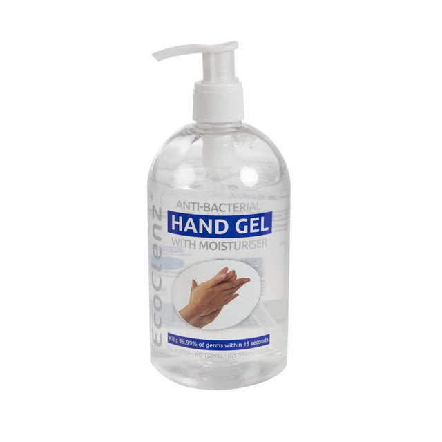 FJ880 EcoClenz Anti-Bacterial Hand Gel 500ml JD Catering Equipment Solutions Ltd