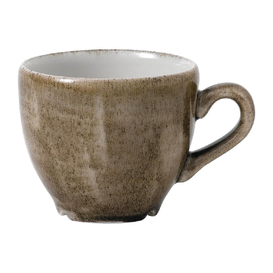 FJ922 Stonecast Patina Antique Taupe Espresso Cup 3.5oz (Pack of 12) JD Catering Equipment Solutions Ltd