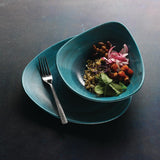 FJ974 Stonecast Aqueous Lagoon Triangle Bowl 21oz (Box 12) JD Catering Equipment Solutions Ltd