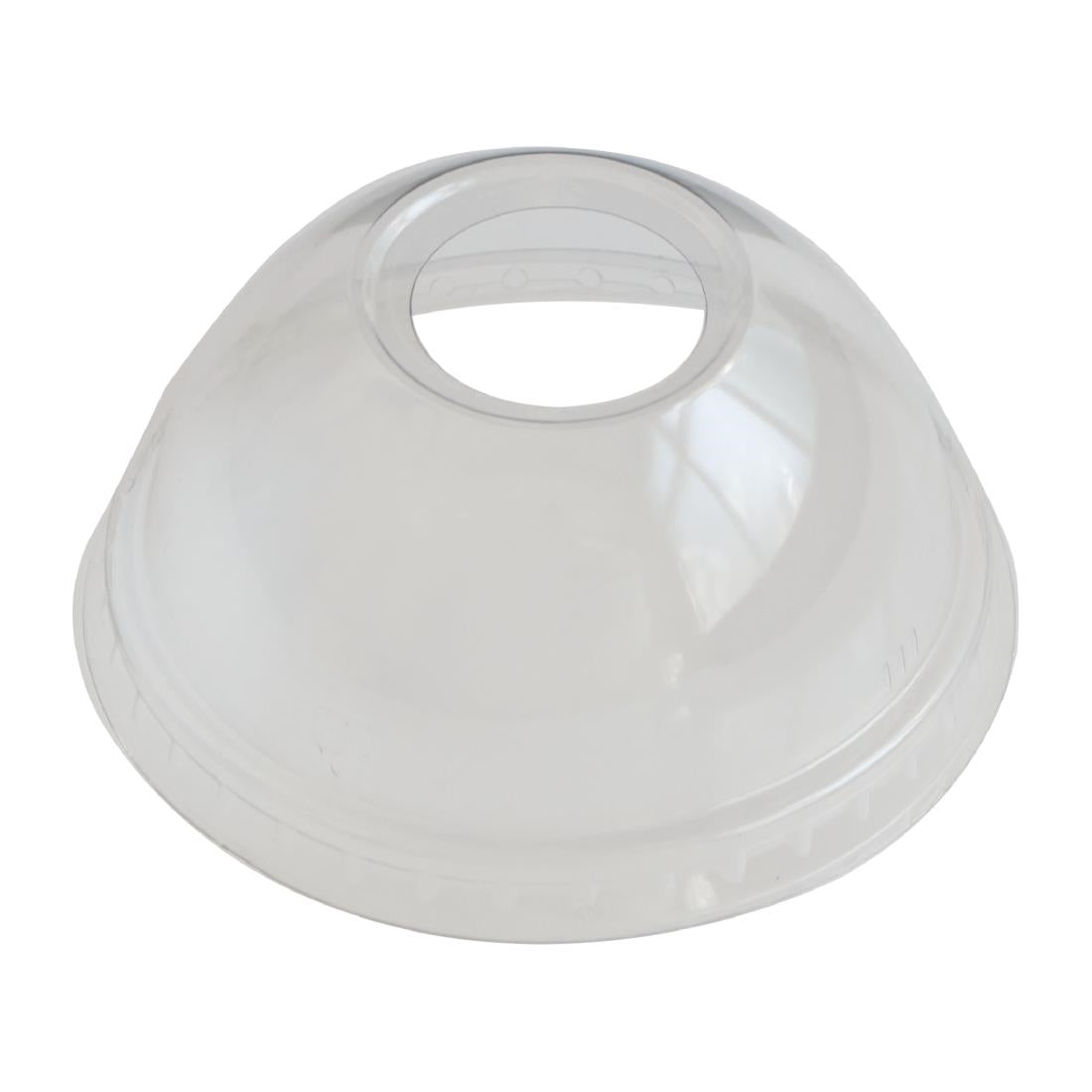 FN224 eGreen RPET Dome Lid with Straw Hole 93mm (Pack of 1000) JD Catering Equipment Solutions Ltd