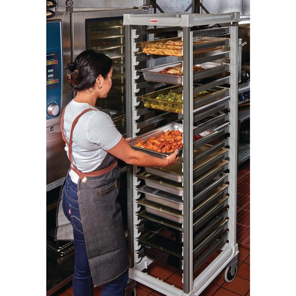 FP464 Cambro 1/1 Gastronorm Trolley 18 Tray Capacity Tall JD Catering Equipment Solutions Ltd