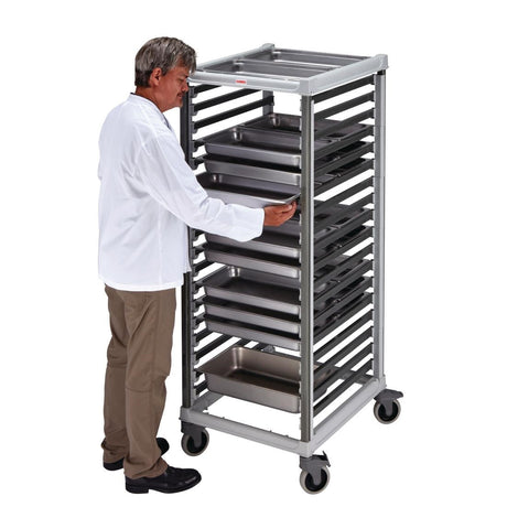 FP467 Cambro 2/1 Gastronorm Trolley 36 Tray Capacity Tall JD Catering Equipment Solutions Ltd