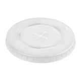 FP783 Fiesta Recyclable Polystyrene Lids for 12oz Cold Paper Cups 80mm (Pack of 1000) JD Catering Equipment Solutions Ltd