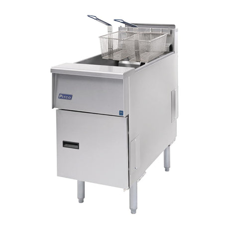 FP876 Pitco Single Tank Twin Basket Fryer SE14S-SSTC JD Catering Equipment Solutions Ltd