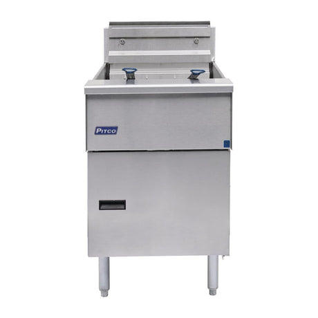 FP877 Pitco Single Tank Twin Basket Fryer SE18S-SSTC JD Catering Equipment Solutions Ltd