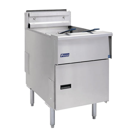 FP877 Pitco Single Tank Twin Basket Fryer SE18S-SSTC JD Catering Equipment Solutions Ltd