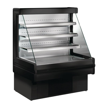 FP929-100 Zoin Mandy Low Profile Multi Deck Display Fridge Black 1000mm JD Catering Equipment Solutions Ltd