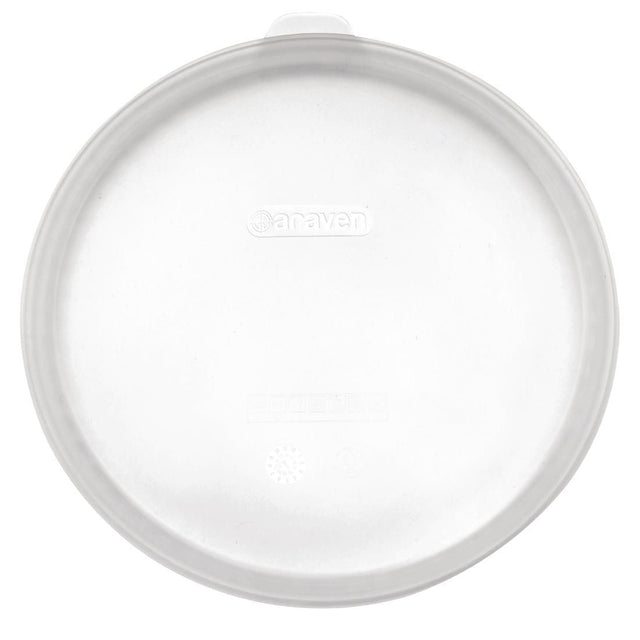 FP930 Araven Round Silicone Lid Clear 133mm JD Catering Equipment Solutions Ltd