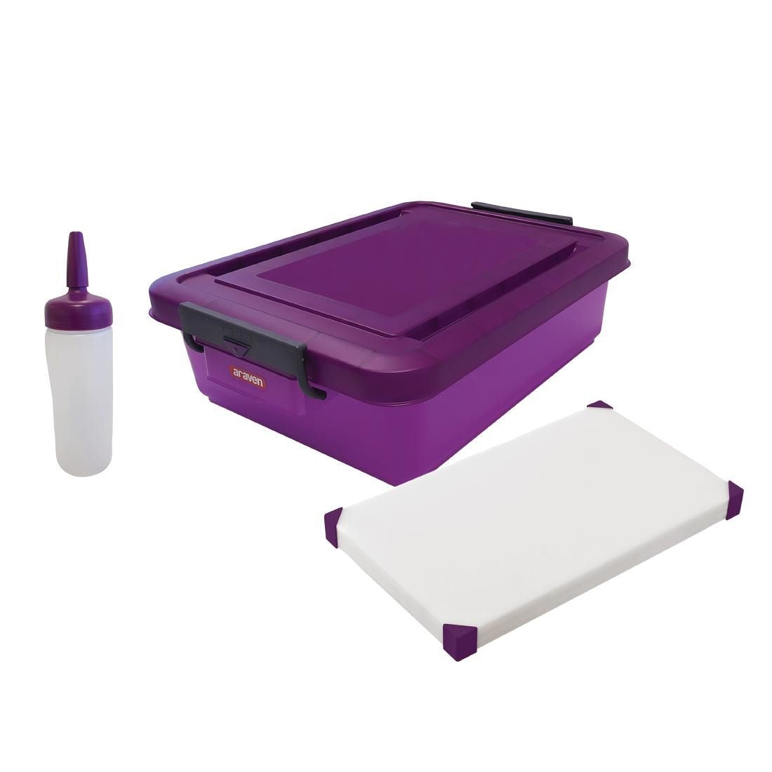 FP934 Araven Anti-Allergic Food Prep Kit Purple JD Catering Equipment Solutions Ltd