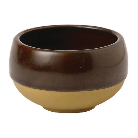 FR001 Churchill Emerge Cinnamon Brown Deep Bowl 90mm (Pack of 12) - JD Catering Equipment Solutions Ltd