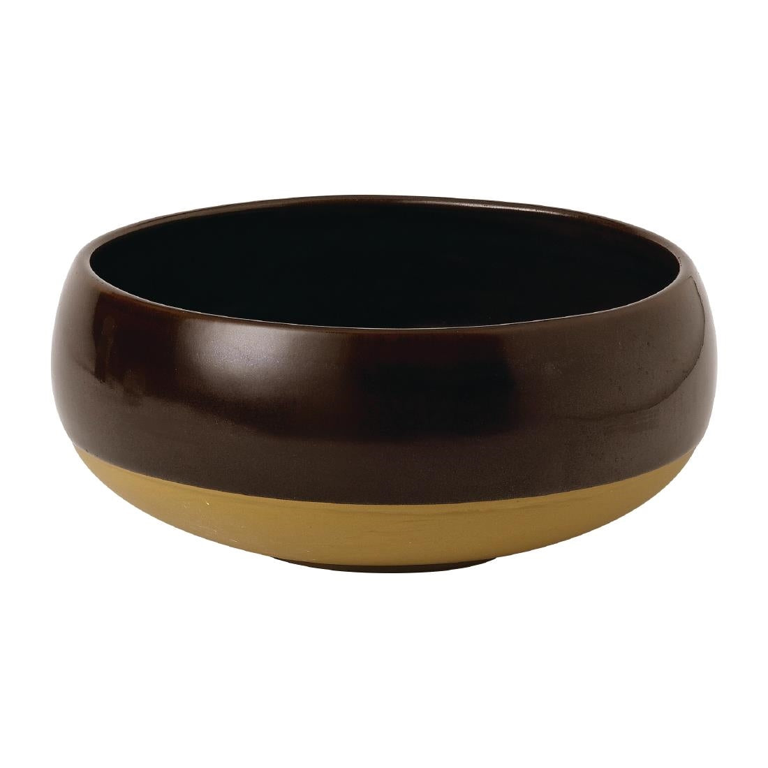 FR004 Churchill Emerge Cinnamon Brown Bowl 158mm (Pack of 6) JD Catering Equipment Solutions Ltd