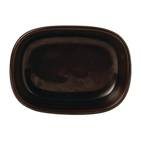 FR005 Churchill Emerge Cinnamon Brown Tray 120 x 90mm (Pack of 6) - JD Catering Equipment Solutions Ltd