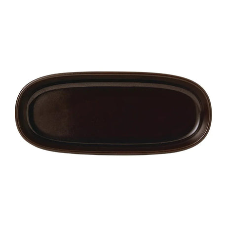 FR007 Churchill Emerge Cinnamon Brown Tray 230 x 95mm (Pack of 6) - JD Catering Equipment Solutions Ltd