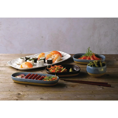 FR013 Churchill Emerge Oslo Blue Bowl 120mm (Pack of 12) - JD Catering Equipment Solutions Ltd