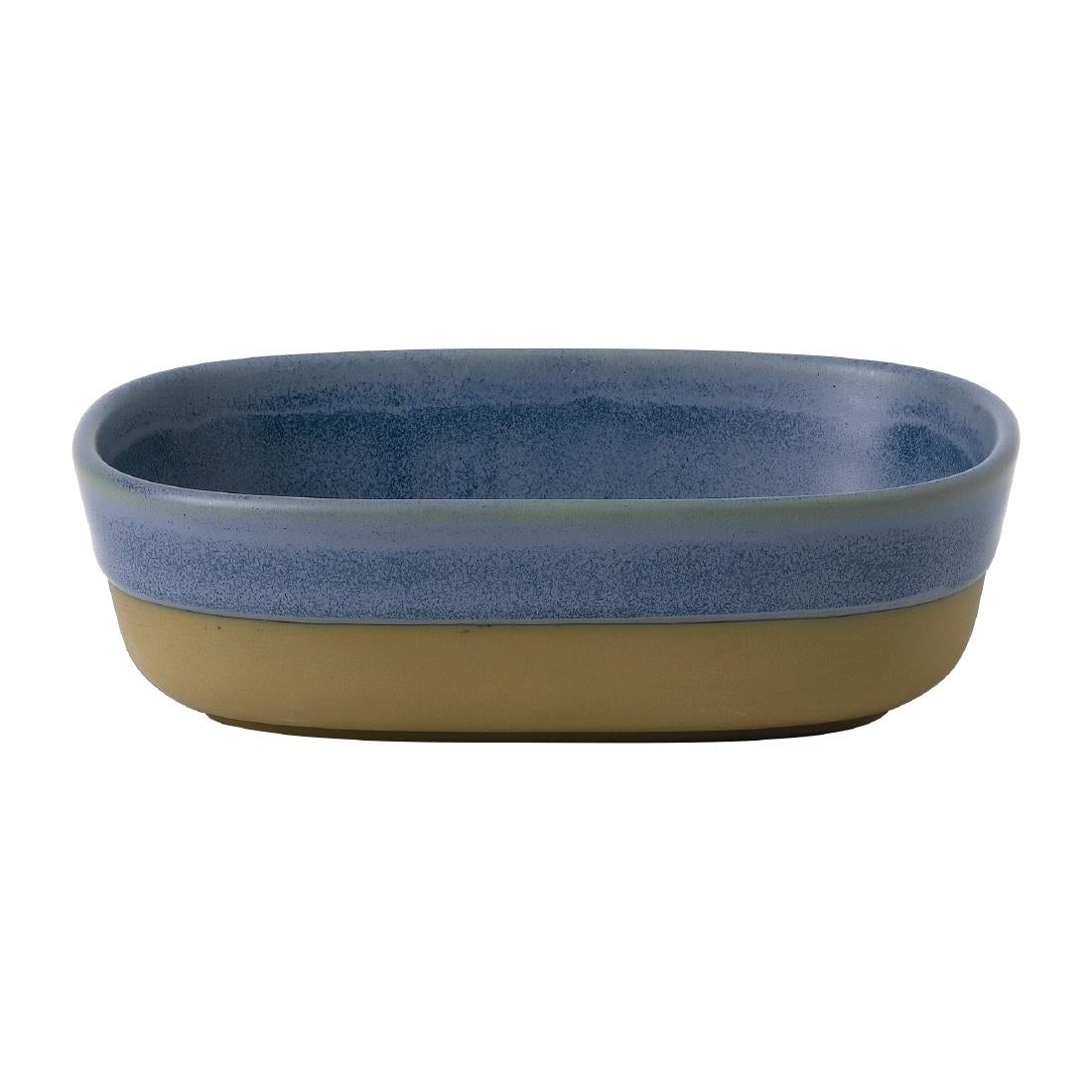 FR019 Churchill Emerge Dish Oslo Blue 170 x 120mm (Pack of 6) JD Catering Equipment Solutions Ltd