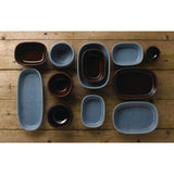 FR019 Churchill Emerge Dish Oslo Blue 170 x 120mm (Pack of 6) JD Catering Equipment Solutions Ltd