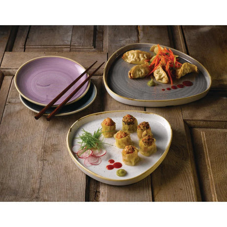 FR022 Churchill Stonecast Lavender Evolve Coupe Plate 220mm (Pack of 12) - JD Catering Equipment Solutions Ltd