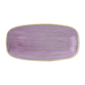 FR028 Churchill Stonecast Lavender Chefs Oblong Plate 298 x 152mm (Pack of 12) - JD Catering Equipment Solutions Ltd