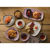 FR028 Churchill Stonecast Lavender Chefs Oblong Plate 298 x 152mm (Pack of 12) JD Catering Equipment Solutions Ltd