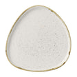 FR031 Churchill Stonecast Barley White Triangle Walled Chefs Plate 200mm (Pack of 6) JD Catering Equipment Solutions Ltd