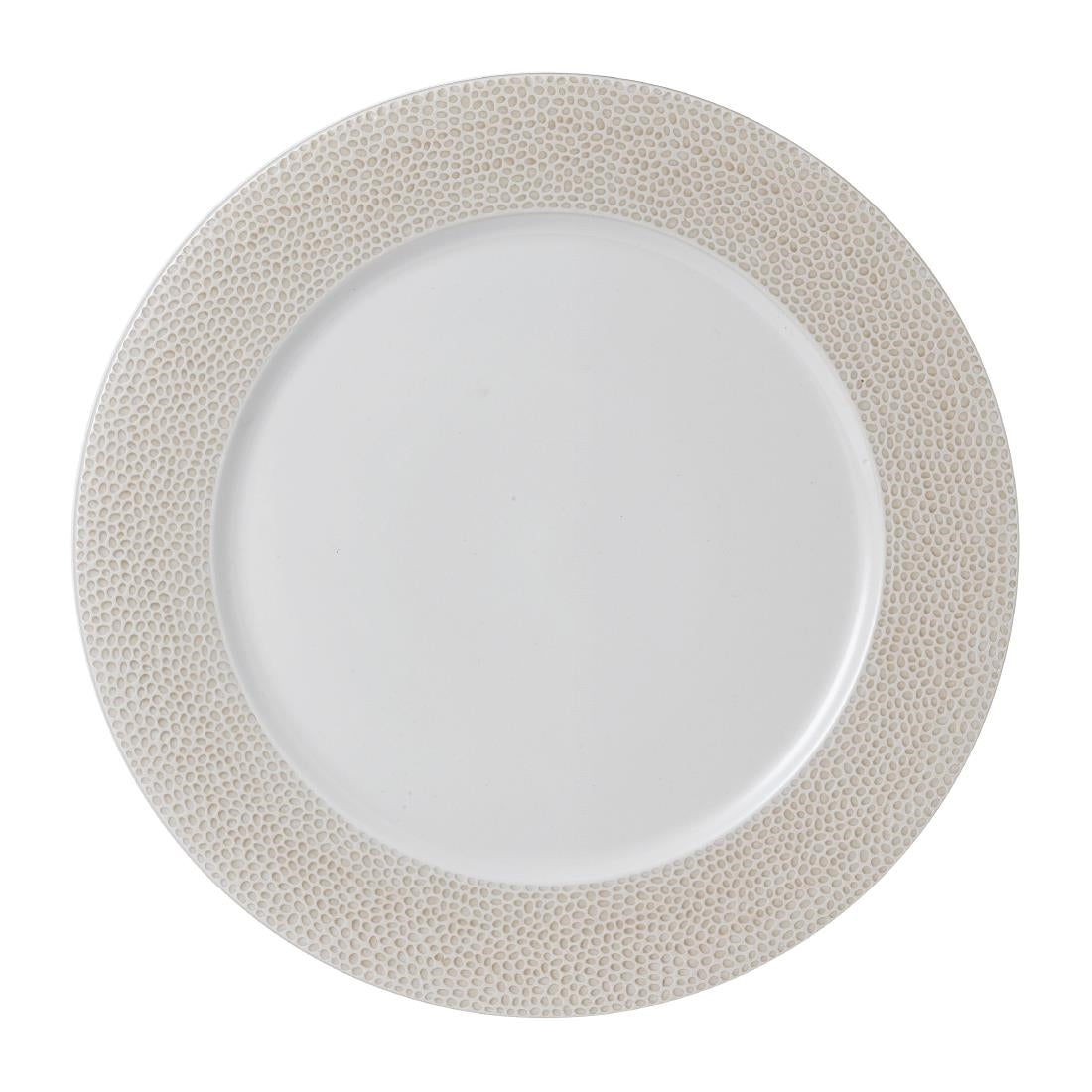 FR041 Churchill Isla Spinwash Sand Presentation Plate 305mm (Pack of 12) JD Catering Equipment Solutions Ltd