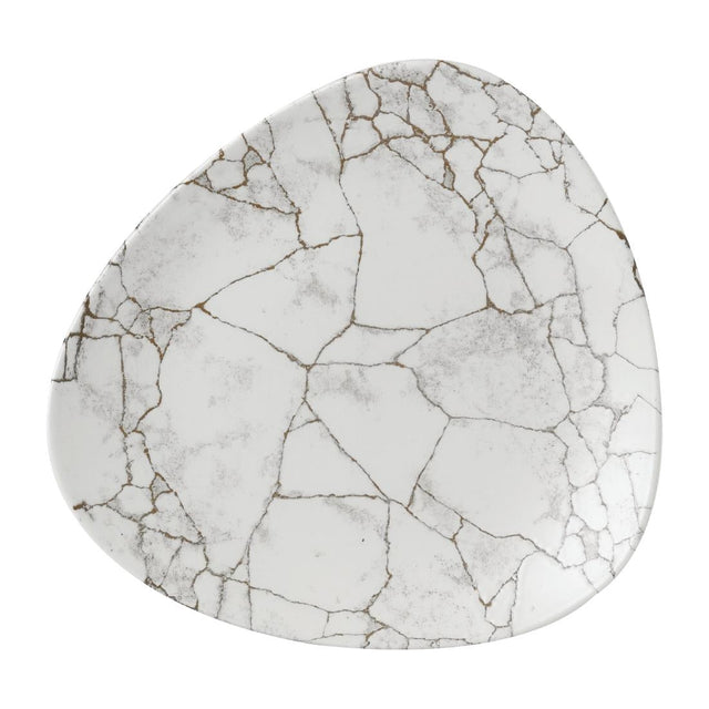 FR059 Churchill Studio Prints Kintsugi Agate Grey Lotus Plate 254mm (Pack of 12) JD Catering Equipment Solutions Ltd