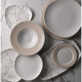 FR060 Churchill Studio Prints Kintsugi Agate Grey Lotus Plate 228mm (Pack of 12) JD Catering Equipment Solutions Ltd