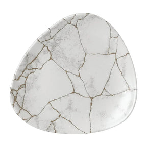 FR061 Churchill Studio Prints Kintsugi Agate Grey Lotus Plate 177mm (Pack of 12) - JD Catering Equipment Solutions Ltd