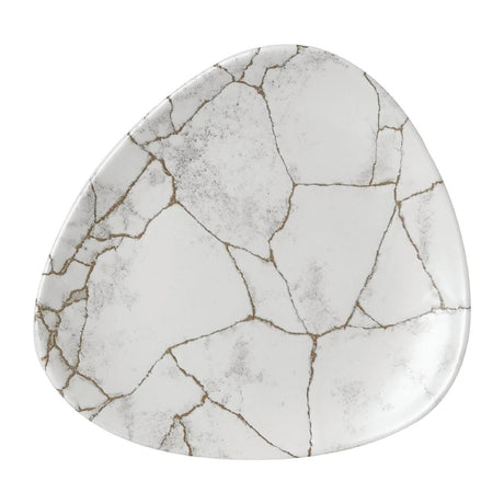 FR061 Churchill Studio Prints Kintsugi Agate Grey Lotus Plate 177mm (Pack of 12) JD Catering Equipment Solutions Ltd