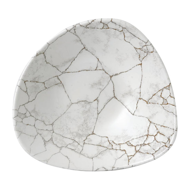 FR062 Churchill Studio Prints Kintsugi Agate Grey Lotus Bowl 228mm (Pack of 12) JD Catering Equipment Solutions Ltd
