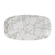 FR064 Churchill Studio Prints Kintsugi Agate Grey Chefs Oblong Plate 352 x 187mm (Pack of 6) JD Catering Equipment Solutions Ltd