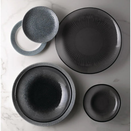 FR068 Churchill Bamboo Organic Glass Round Plate 295mm (Pack of 6) - JD Catering Equipment Solutions Ltd
