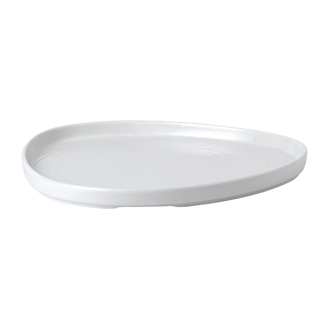 FR070 Churchill White Triangle Walled Chefs Plate 260mm (Pack of 6) JD Catering Equipment Solutions Ltd