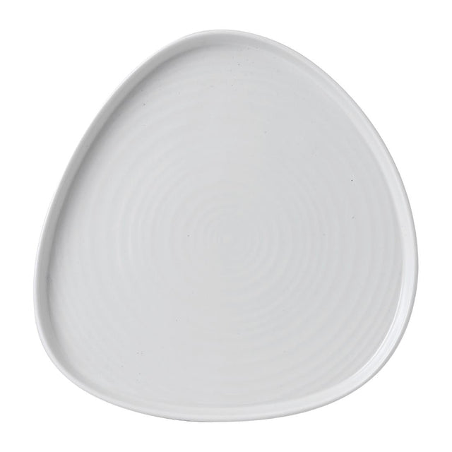 FR070 Churchill White Triangle Walled Chefs Plate 260mm (Pack of 6) JD Catering Equipment Solutions Ltd