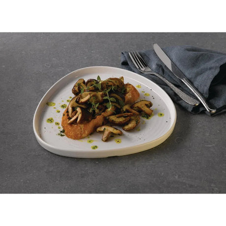 FR071 Churchill White Triangle Walled Chefs Plate 200mm (Pack of 6) - JD Catering Equipment Solutions Ltd