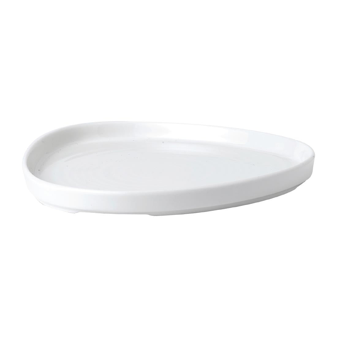 FR071 Churchill White Triangle Walled Chefs Plate 200mm (Pack of 6) JD Catering Equipment Solutions Ltd