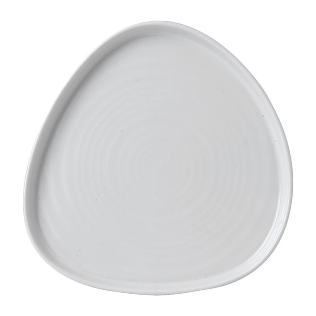 FR071 Churchill White Triangle Walled Chefs Plate 200mm (Pack of 6) JD Catering Equipment Solutions Ltd
