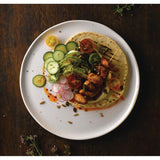 FR077 Dudson White Organic Coupe Flat Plate 317mm (Pack of 6) JD Catering Equipment Solutions Ltd