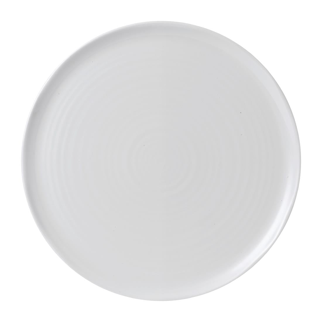 FR077 Dudson White Organic Coupe Flat Plate 317mm (Pack of 6) JD Catering Equipment Solutions Ltd