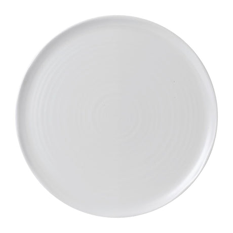 FR077 Dudson White Organic Coupe Flat Plate 317mm (Pack of 6) JD Catering Equipment Solutions Ltd