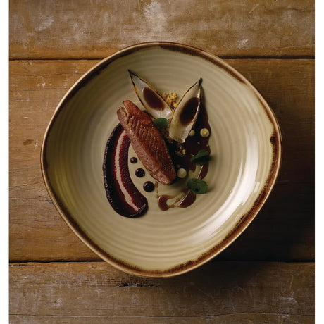 FR080 Dudson Harvest Natural Organic Coupe Wobbly Bowl 288mm (Pack of 6) - JD Catering Equipment Solutions Ltd